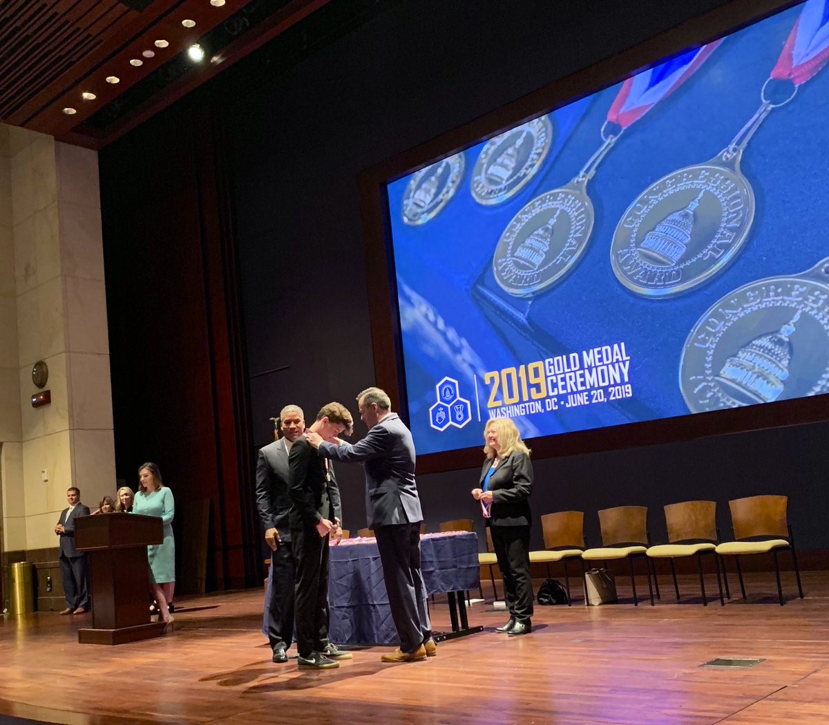 Congressman Fulcher Presents First District Awardees with Congressional Award Gold Medal
