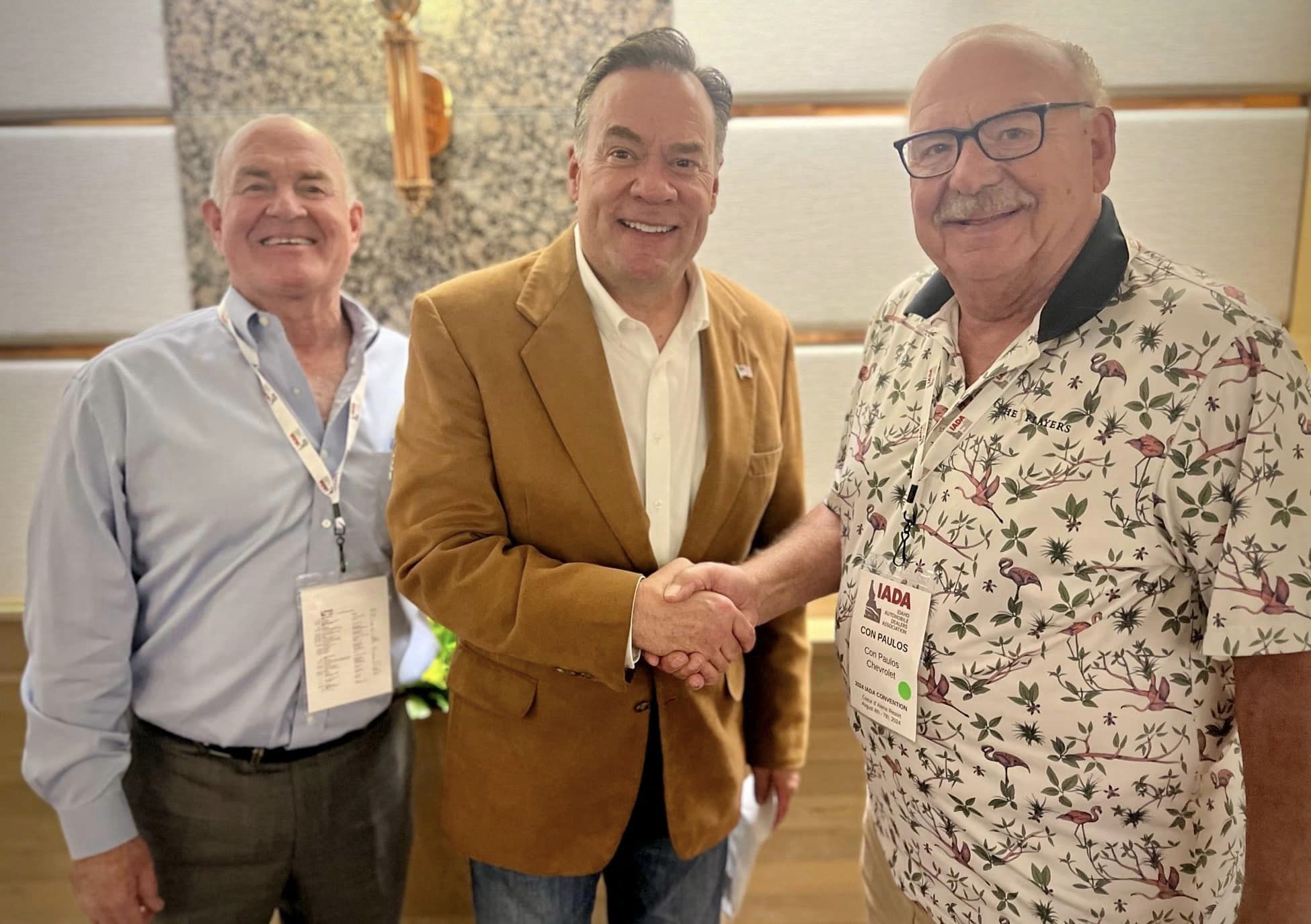 DISTRICT HIGHLIGHT: Fulcher Attends Idaho Auto Dealers Conference